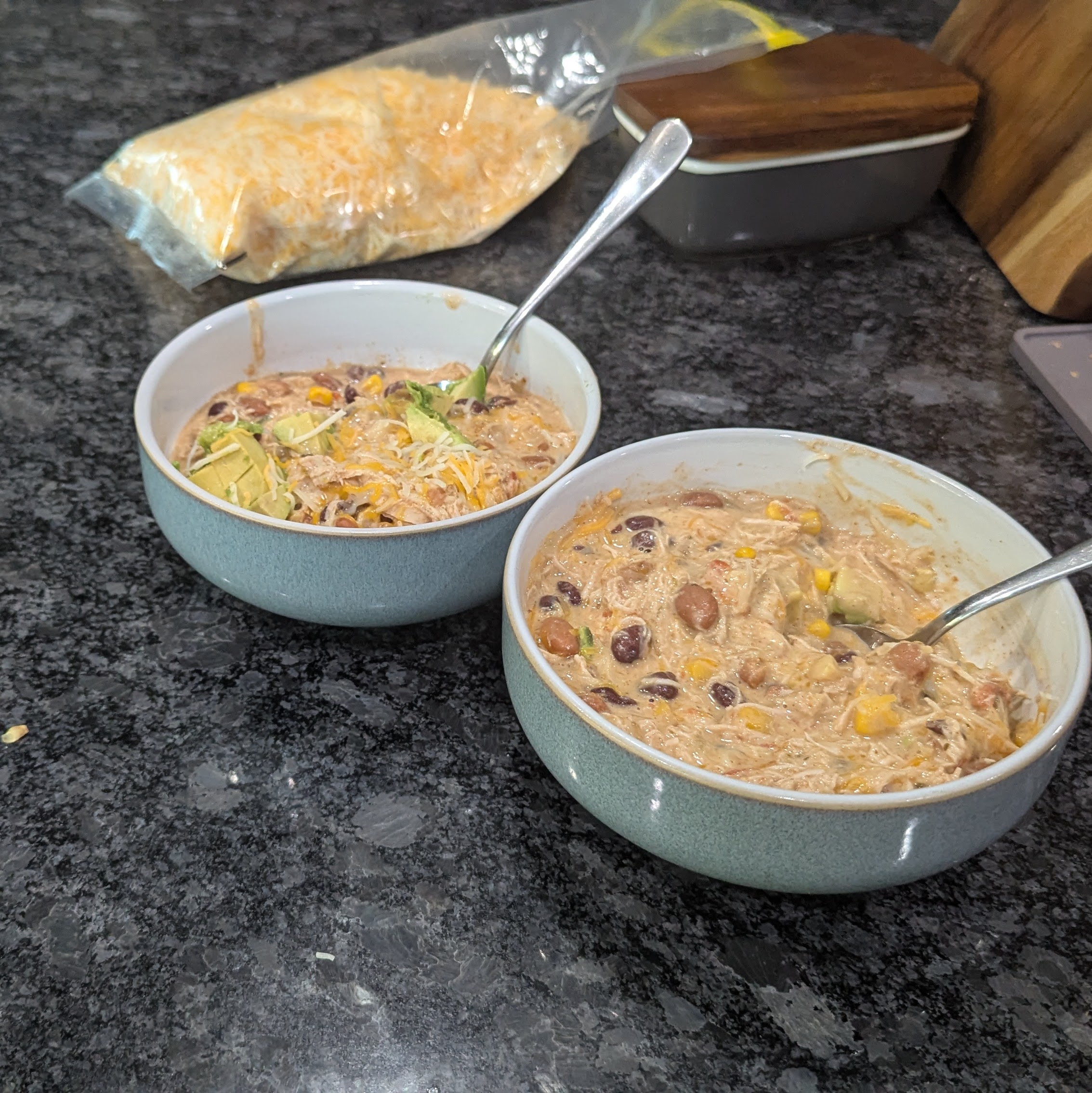 Ranch Chicken Chili - Final Dish